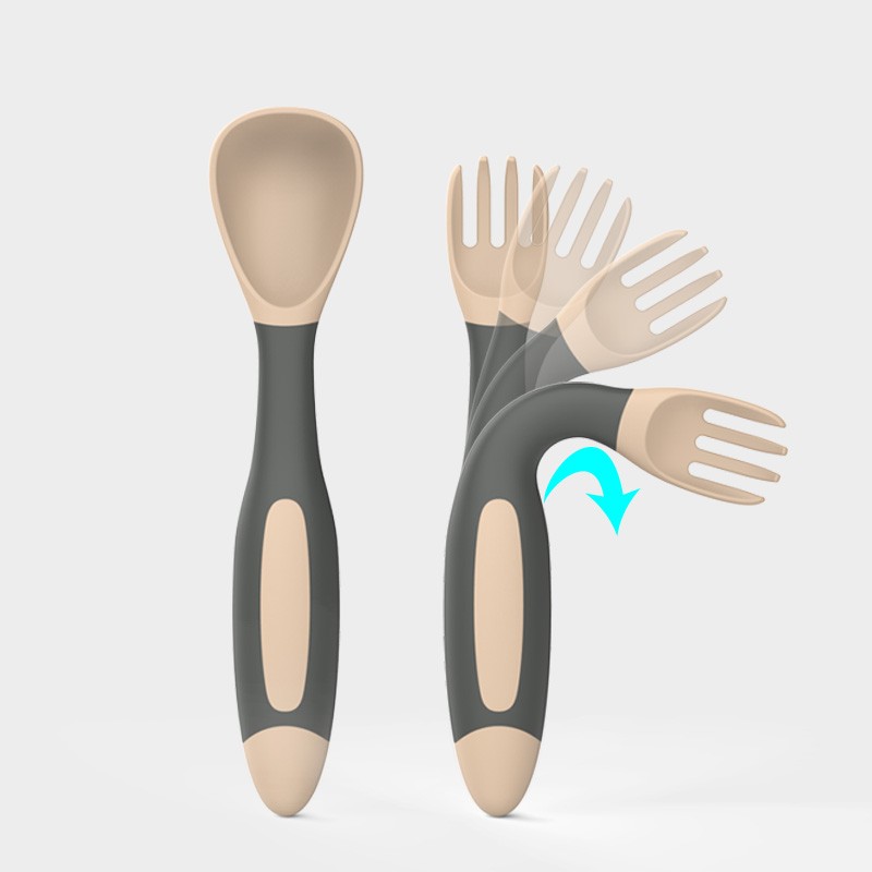 Baby Feeding Utensils Set Manufacturer - Best Selling Manufacture Bendable Spoon and Fork Tableware Set
