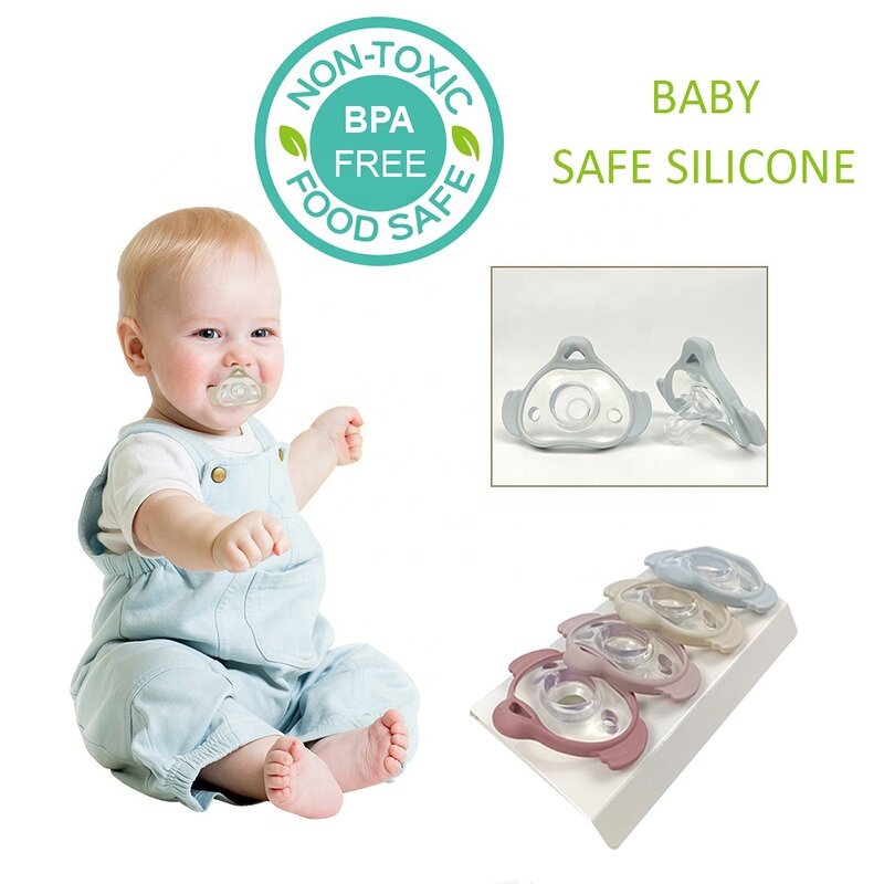 Silicone Pacifier Manufacturer - Wholesale Custom Funny Food-Grade Full Rubber Nipples 0-12 Months