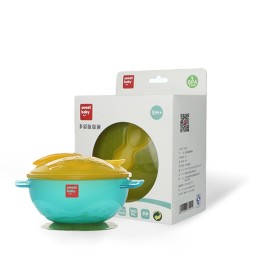 Baby Food Bowl Set Manufacturer - Wholesale BPA Free Plastic Spill Proof Suction Feeding Bowls with Spoon