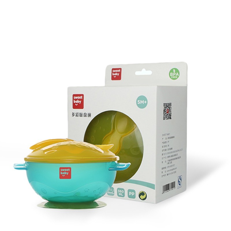 Baby Food Bowl Set Manufacturer - Wholesale BPA Free Plastic Spill Proof Suction Feeding Bowls with Spoon