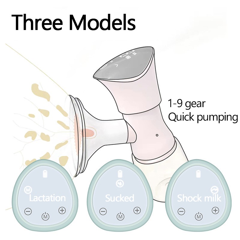 Electric Breast Pump Manufacturer - Baby Hospital Rechargeable Portable Silicone Hands Free for New Born