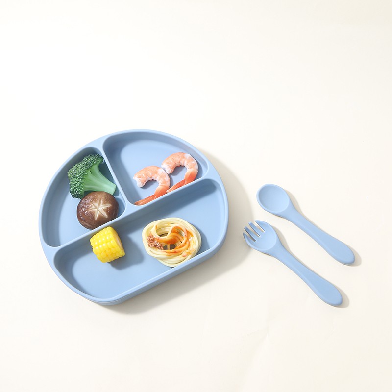 Silicone Dinner Plates Manufacturer - Manufacturer Wholesale Food Grade Divided Suction for Toddlers