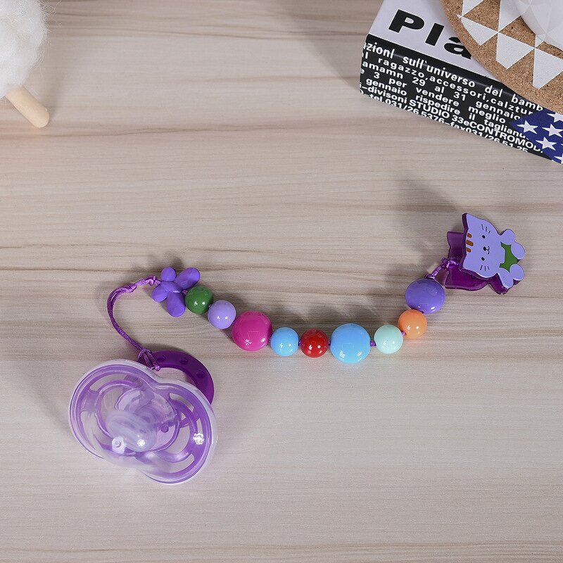 Pacifier Chain - Seven Color Plastic