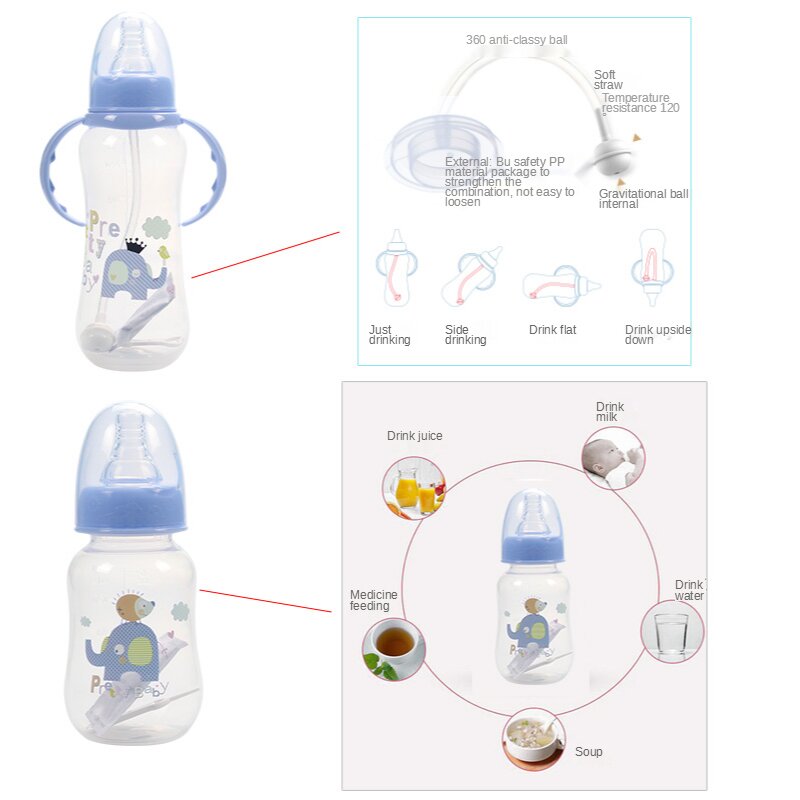 Baby Bottle Set - 5 Piece Gift