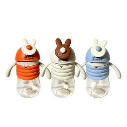 Baby Feeding Cup - Handle Drinking Straw