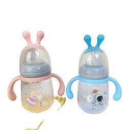 Baby Milk Bottle - 300ml Crown Design