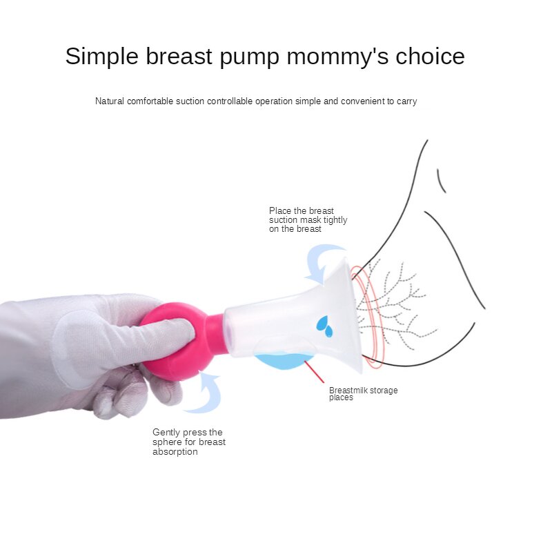 Feeding Breast Pump - Manual Silicone