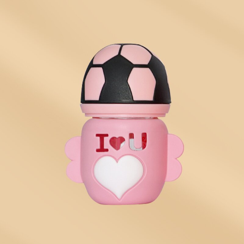 Glass Milk Bottle - Standard Cartoon Pattern