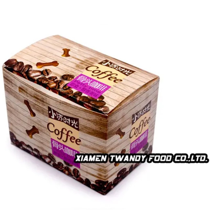 Black Chocolate Bean Coffee Hard Tablet Candy