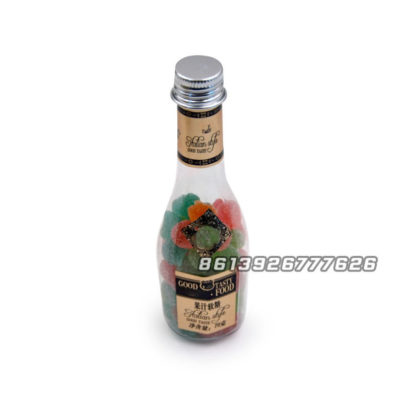 OEM Sweet Sour Sugar Coated rainbow Soft Jelly Bean Candy