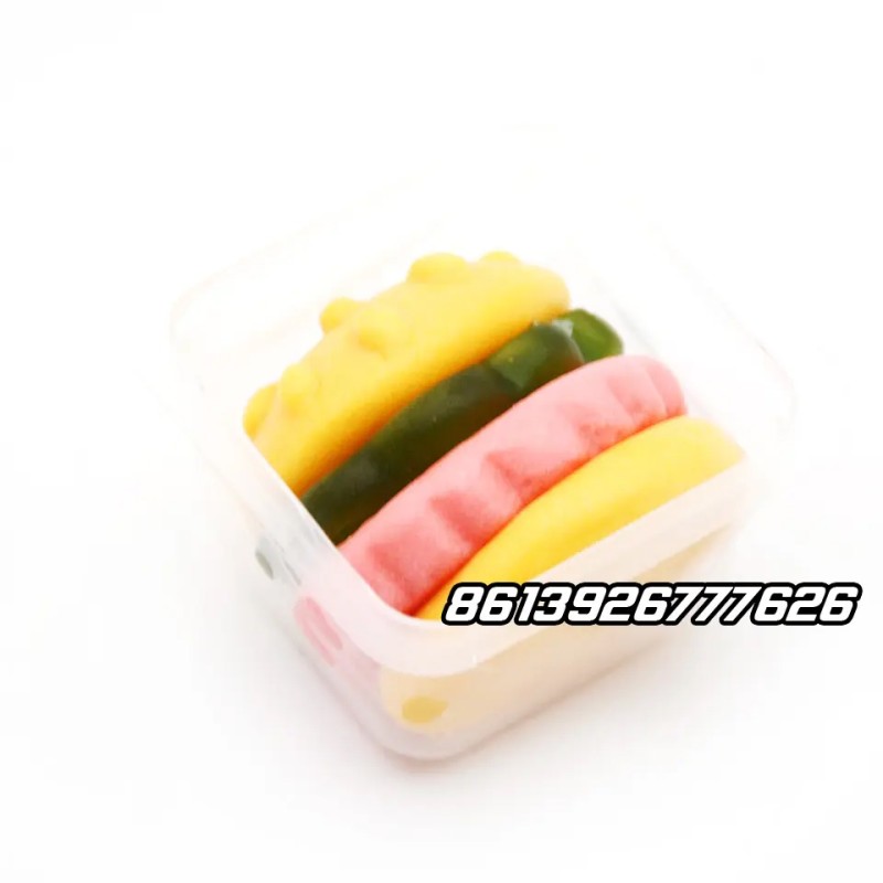 Wholesale Custom Sweet Giant Burger Soft Jelly Gummy Candy