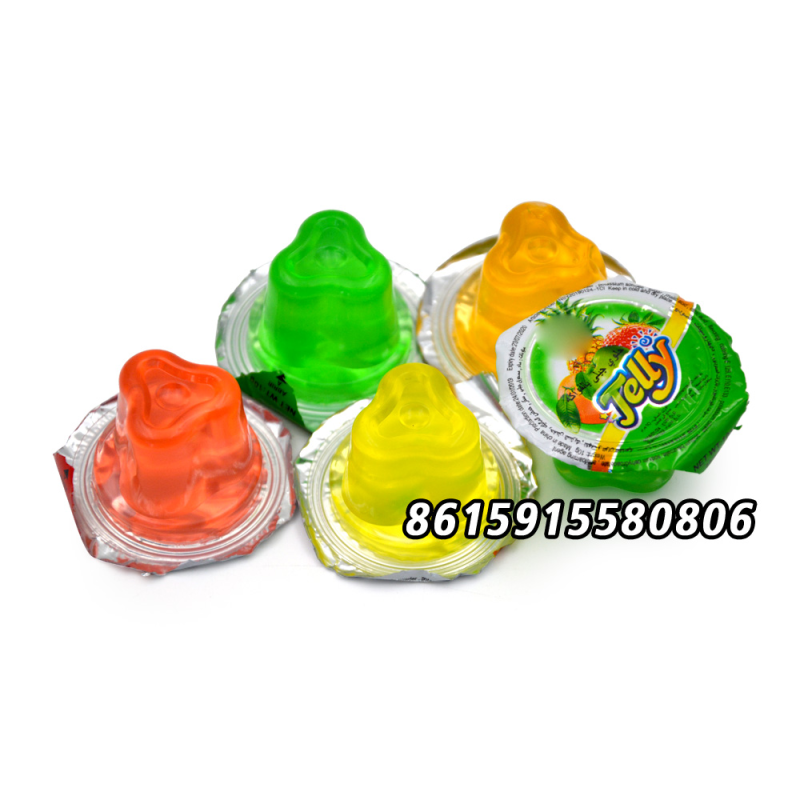 OEM Mini Colorful Assorted Coconut Jelly Fruit Shape Cup Jelly