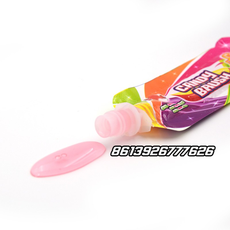 OEM Toothpaste Brush Shape Fruit Flavor Gummy Jelly Candy