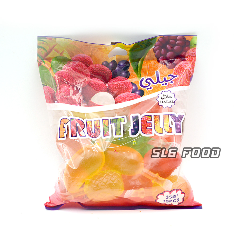Assorted Snack Colorful Cute Fruit Shape Yummy Juice Fruity Jelly From China