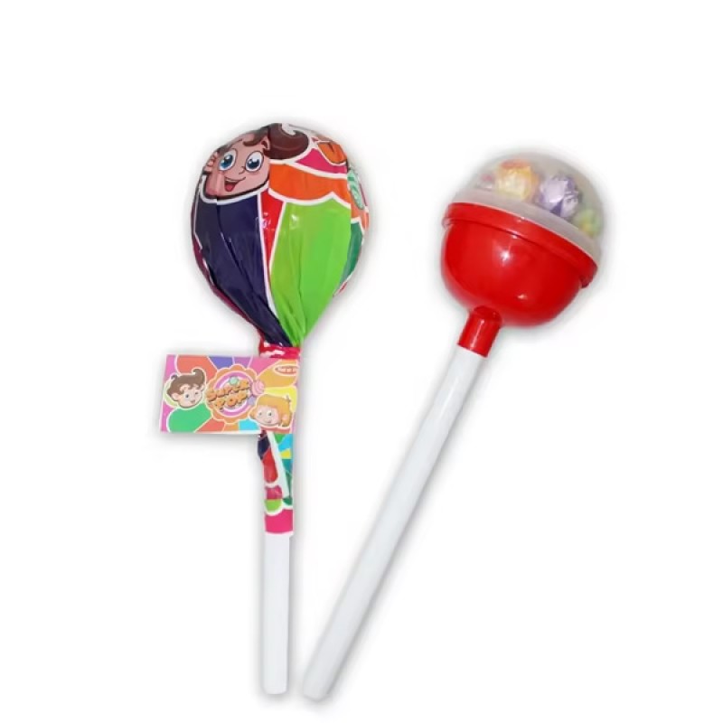 Wholesale Custom Sweet Fruit Assorted Lollipops Candy