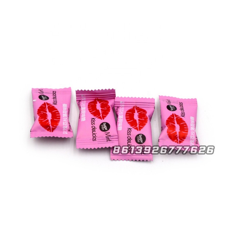 Wholesale Custom Private Label Kiss Shape Sugar Free Press Tablet Candy Sweets