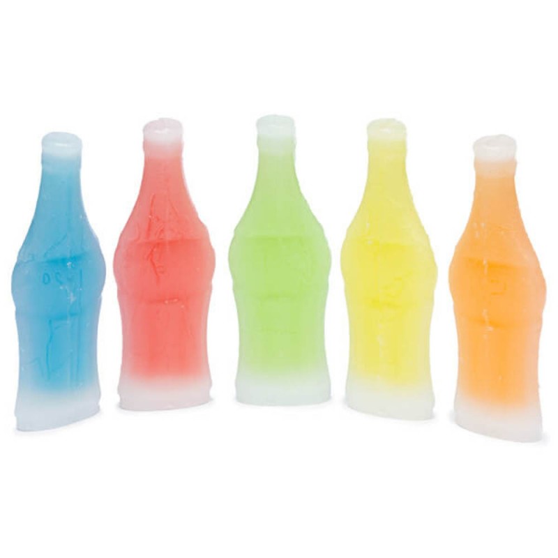 OEM Colorful Nipple Bottle Shape Sweet Liquid Jam Wax Candy