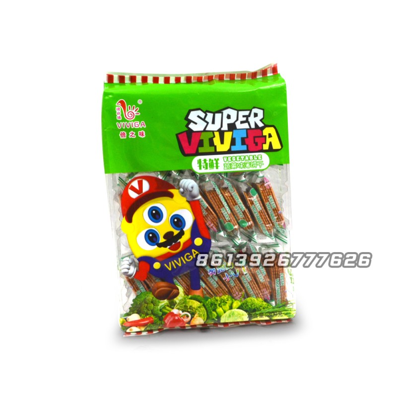 Wholesale Super Viviga Brand Milk Vegetable Thin Biscuit Cracker