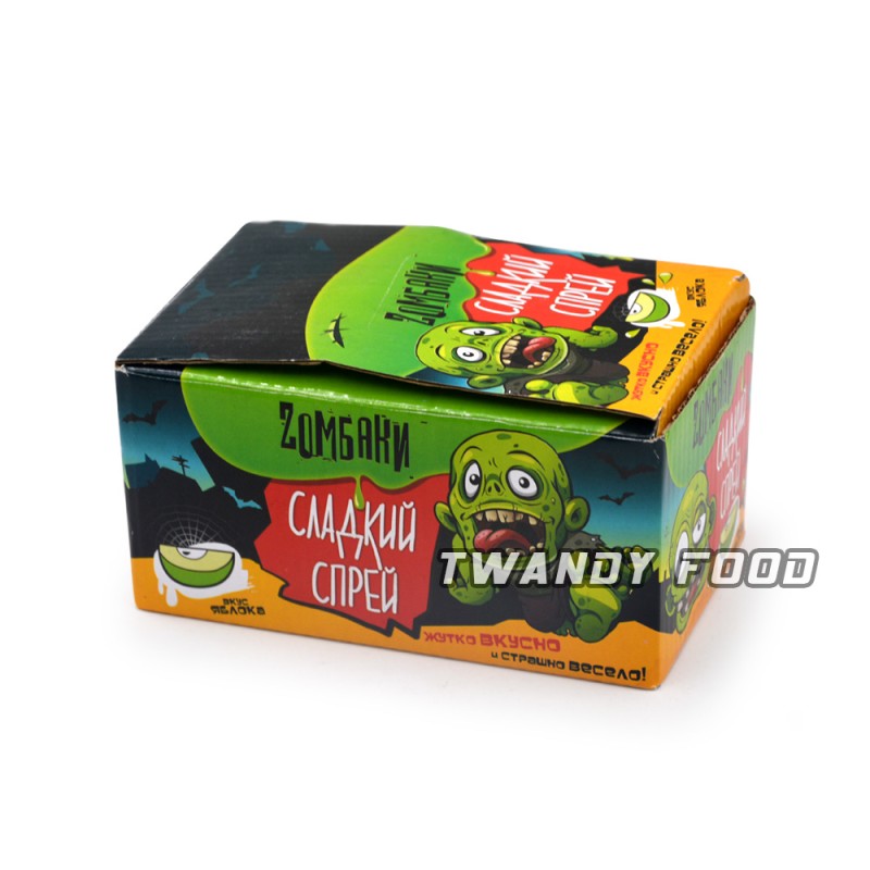 Skull Shape Sweet Sour Liquid Spray Candy