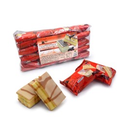 Factory Wholesale Chocolate Coated Milk Flavor Soft Chinese Sponge Cake Snack