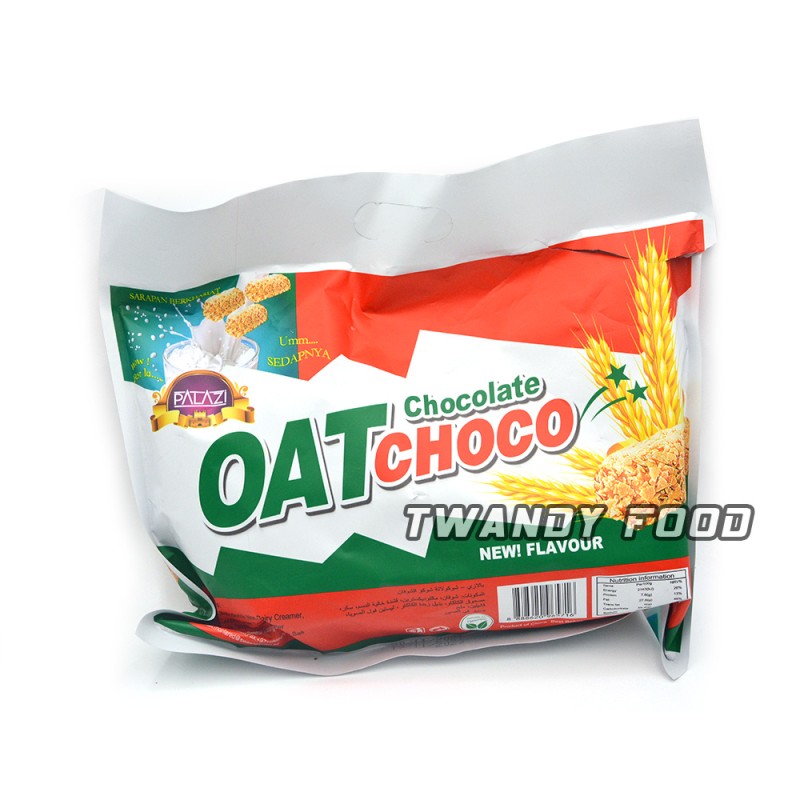 Manufacture 400g Halal Milk Chocolate Mix Flavor Oat Chocolate Bar Crispy Oat Choco