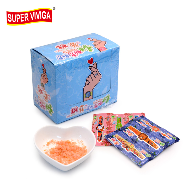 Wholesale Private Label Tattoo Watch Shape Sweet Poping Candy