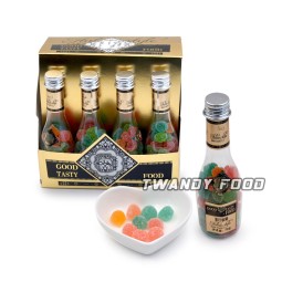 OEM Sweet Sour Sugar Coated rainbow Soft Jelly Bean Candy