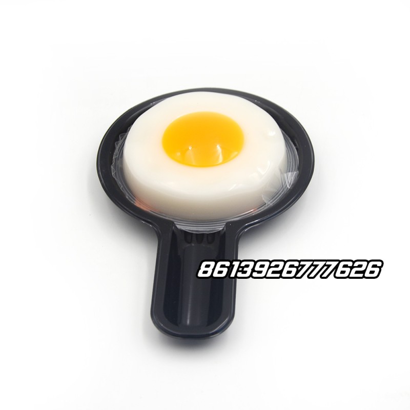 Hot Selling Thailand Sweet Big Fried Egg Shape Jelly Pudding With Popping Candy