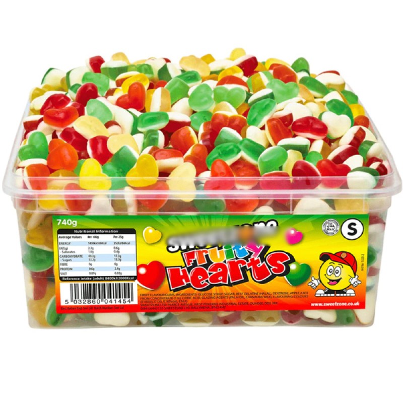 Wholesale Custom Logo Packing Halal Rainbow Fruit Flavour Tubs Jelly Gummy Sweets