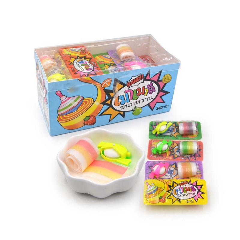 Wholesale Custom Private Label Halal Jelly Fruit Roll up Candy