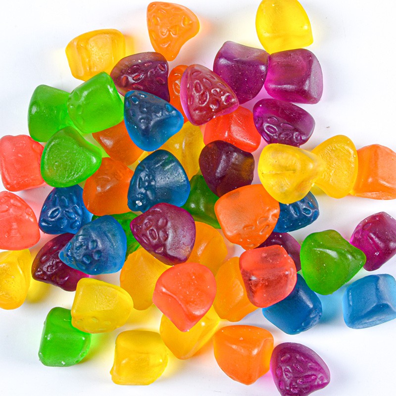 Wholesale Custom Colorful Halal Gelatin Pectin Sweet Jelly Gummy Candy