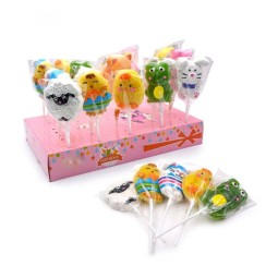Super Viviga Cartoon Colorful Animal Shape Marshmallow Lollipop Candy