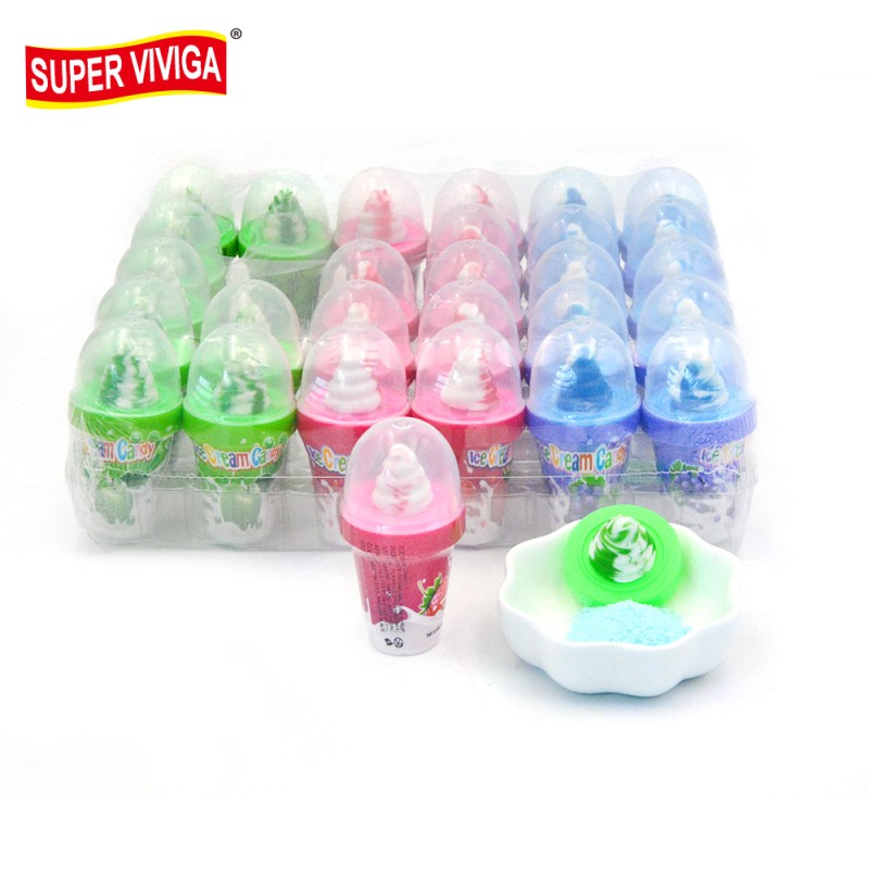 Suepr Viviga Nipple Rng Shape Hard Candy Sour Powder Candy