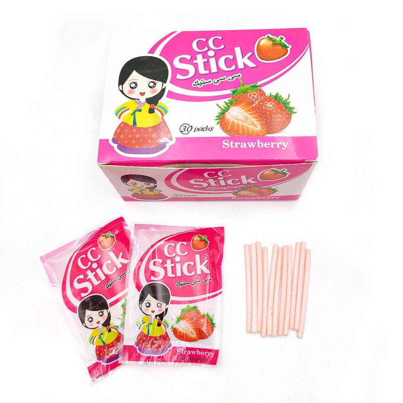 Wholesale Mix Fruit Flavor Colorful Sour Sweet CC Stick Powder Hard Candy