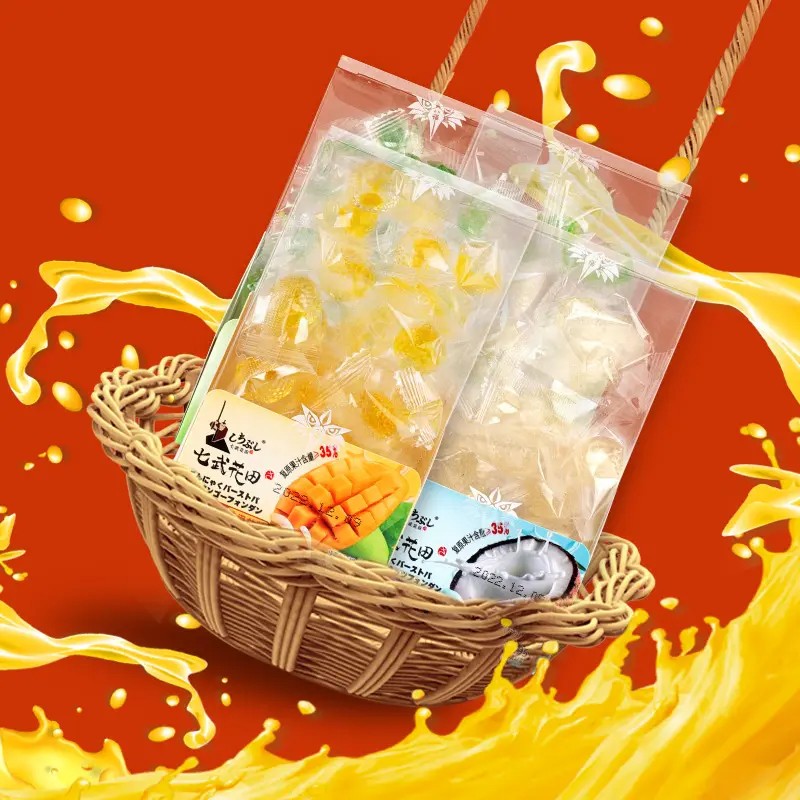 Wholesale Custom Sweet Fruit Peeling Gummy Candy