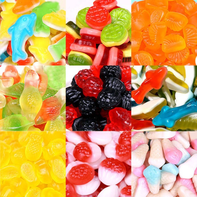 Halal Fruit Gummy Candies Custom Private Label Candy From China