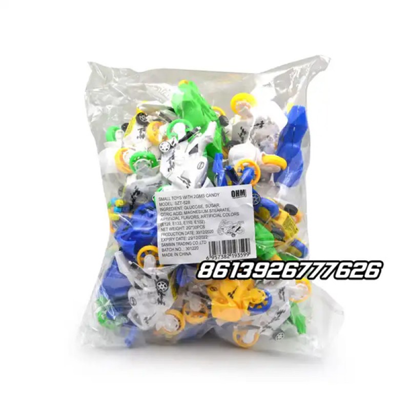 Wholesale Halal Motorcycles Toys Cars With Tablet Candy