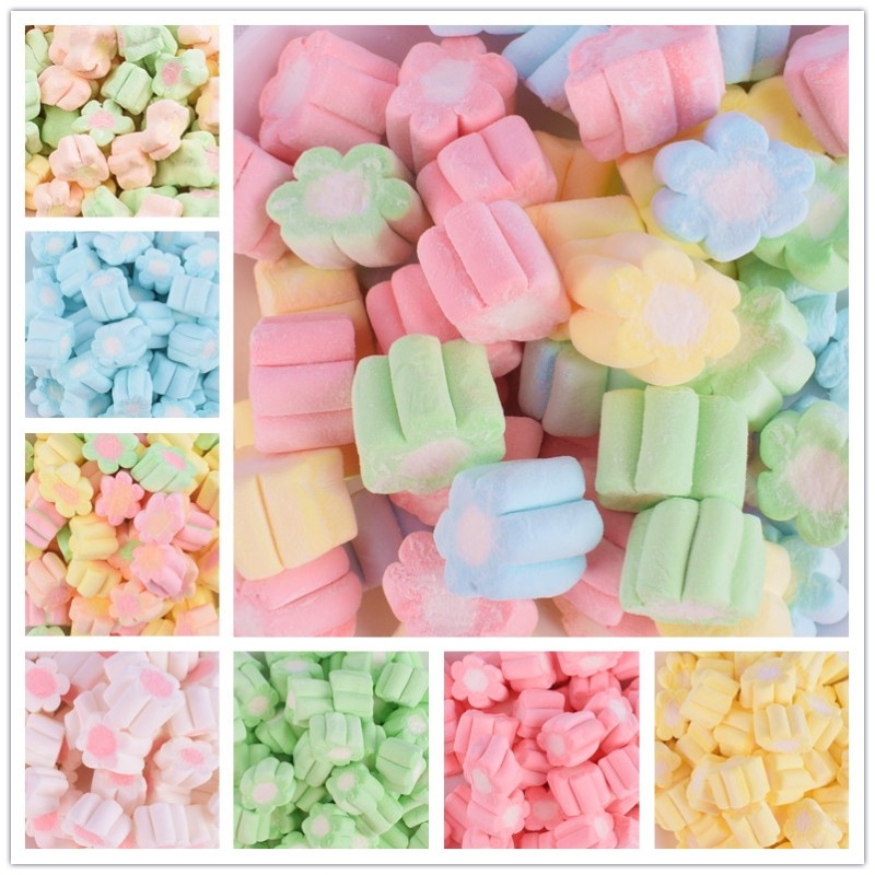 Factory Wholesale Sweet Fruit Flavour Halal Mini Twist Marshmallow Candy