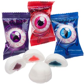 Wholesale Custom Private Label Halal Eyeball Shape Jelly Marshmallow Candy