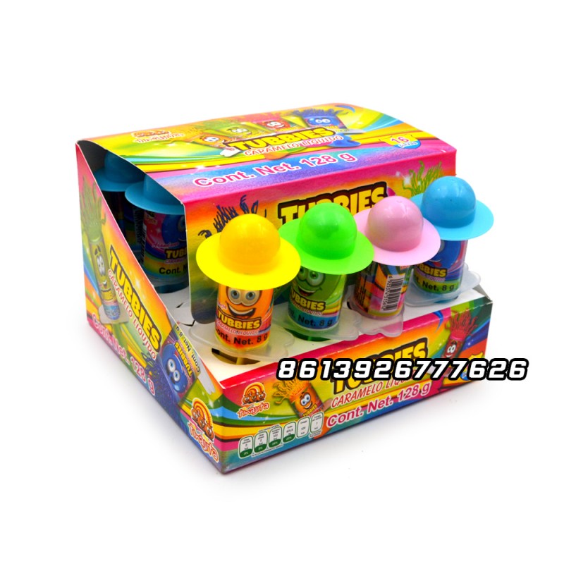 OEM Colorful Fruit Sweet Crazy Hair Jely Gummy Candy for Kids