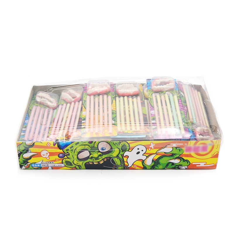 Tooth Mouth Gummy Candy Colorful Cc Stick Powder Candy