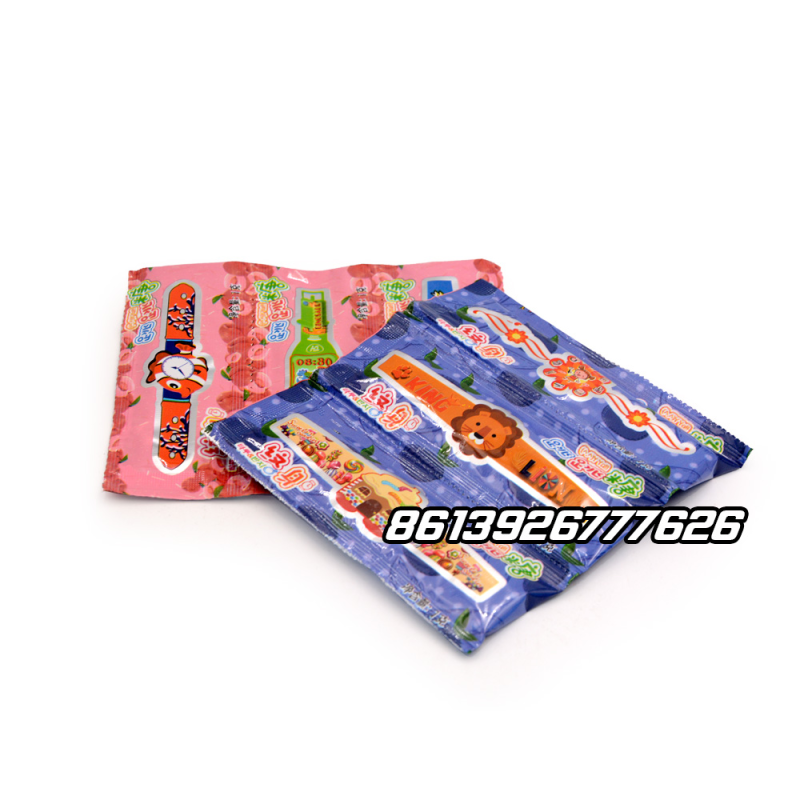 Wholesale Private Label Tattoo Watch Shape Sweet Poping Candy