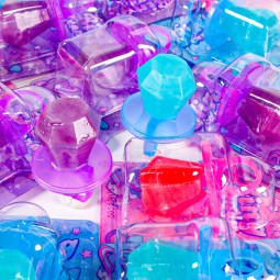 Wholesale Custom Assorted Mix Fruit Flavor Diamond Ring Pop Shape Lollipop Hard Candy