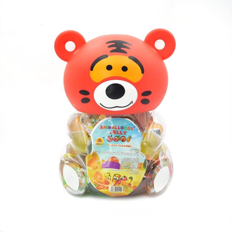 Hot Sale Cute Cartoon Shape Bottle Packing Fruit Jelly for Russia