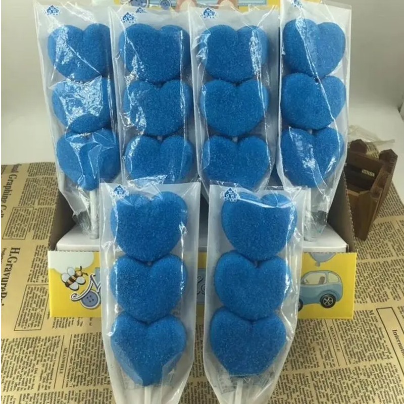 OEM Colorful Sweet Heart Shape Marshmallow Lollipop