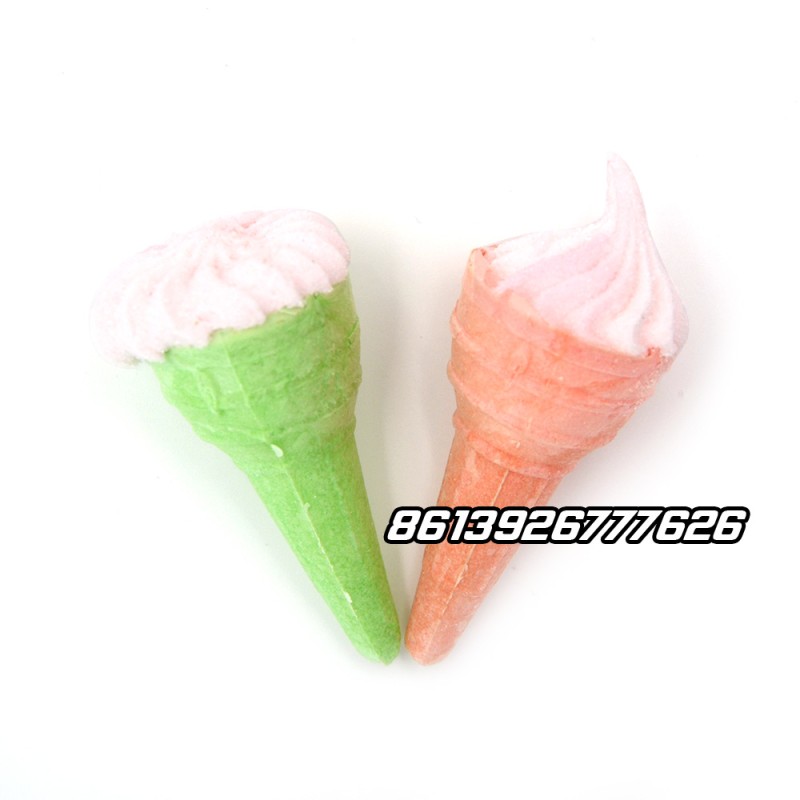 Hot Sale Halal rainbow Yummy Mini Ice Cream Marshmallow Cotton Candy