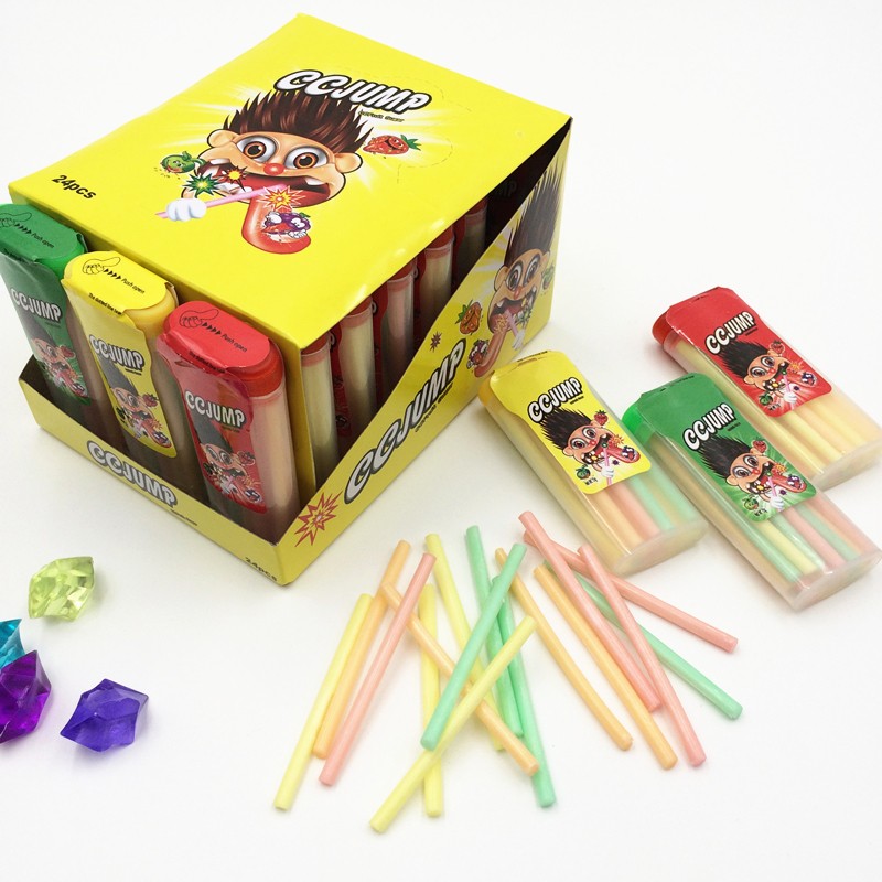 New Arrival Style Fruit Flavor CC Jump CC Stick Powder Candy
