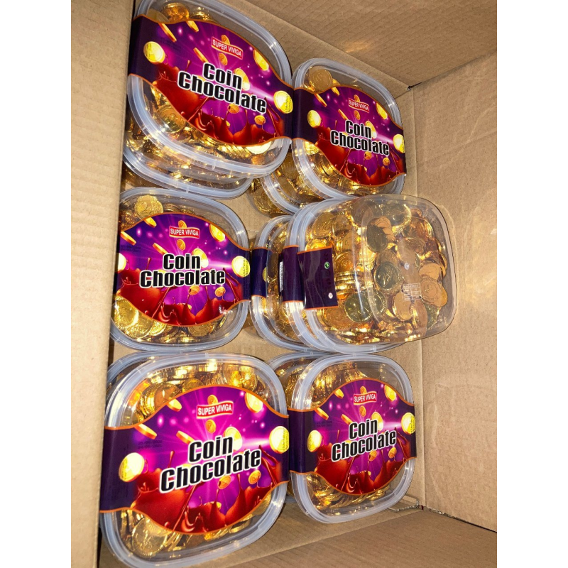 China Imported Chocolates Direct Wholesale Customized Halal Private Label Compound Cheap Chocolate Gold Coins