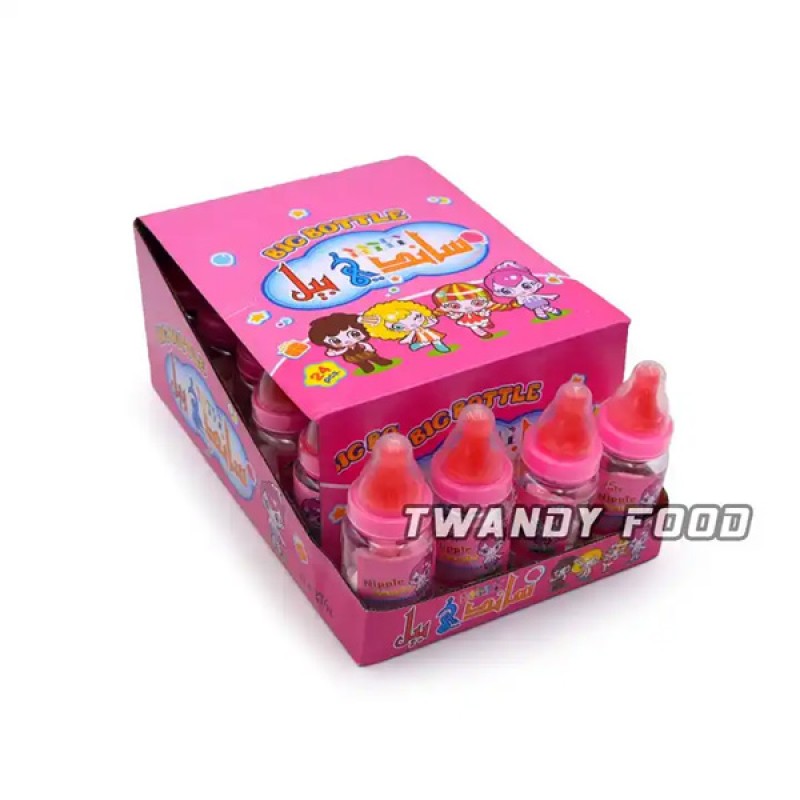 Wholesale Nipple Shape Gummy Candy Toy With Marshmallow Candy