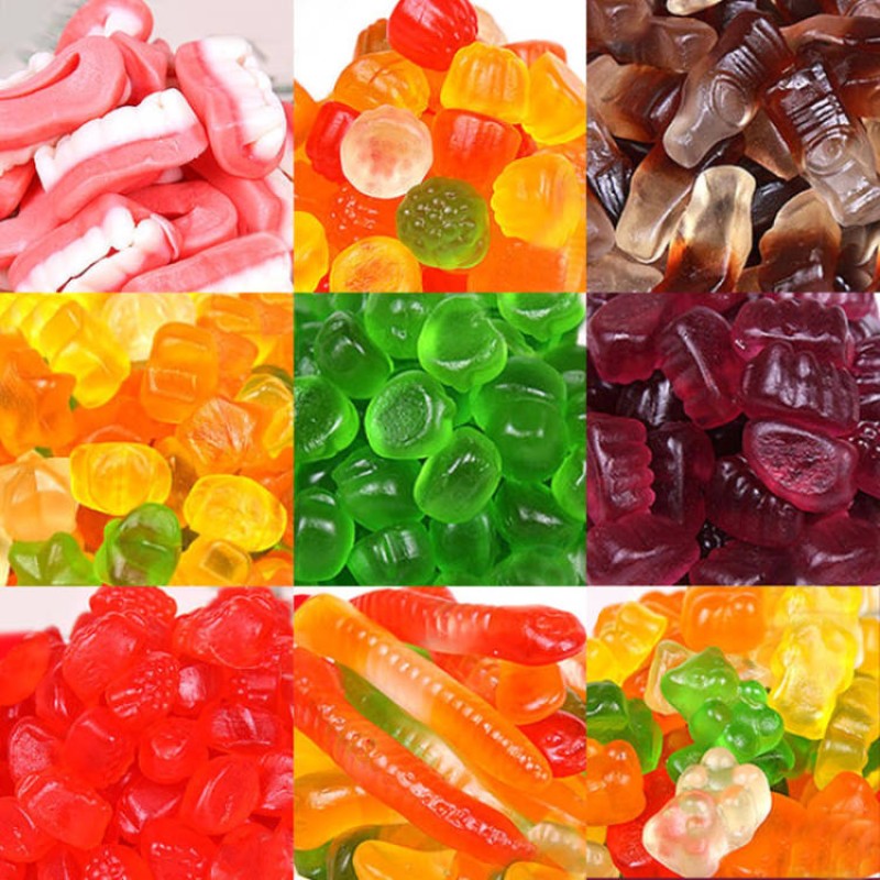 Halal Fruit Gummy Candies Custom Private Label Candy From China